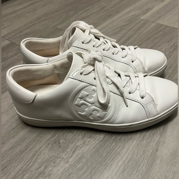 Tory Burch Shoes - Tory Burch White Logo Sneakers